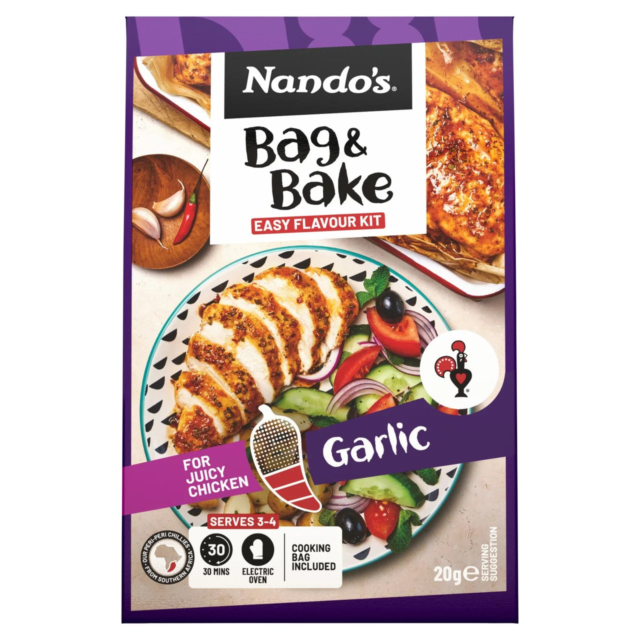 Nando's Garlic Bag & Bake 20G