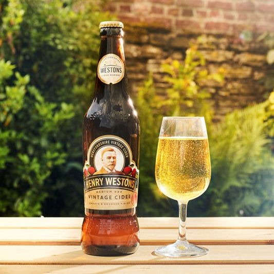 Henry Westons Vintage Oak Aged Medium Dry Cider 500ml