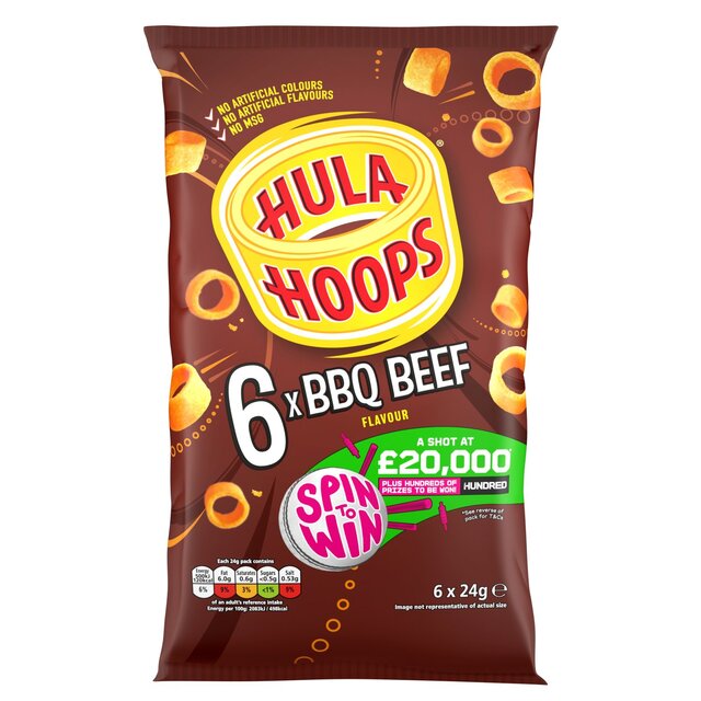 Hula Hoops BBQ Beef Multipack Crisps