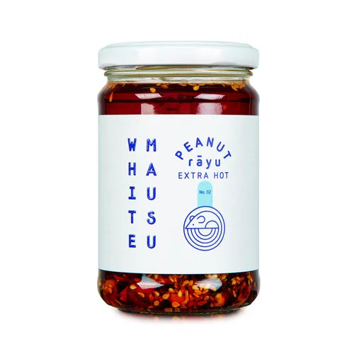 White Mausu Peanut Rayu Extra Hot Chilli Oil 240g