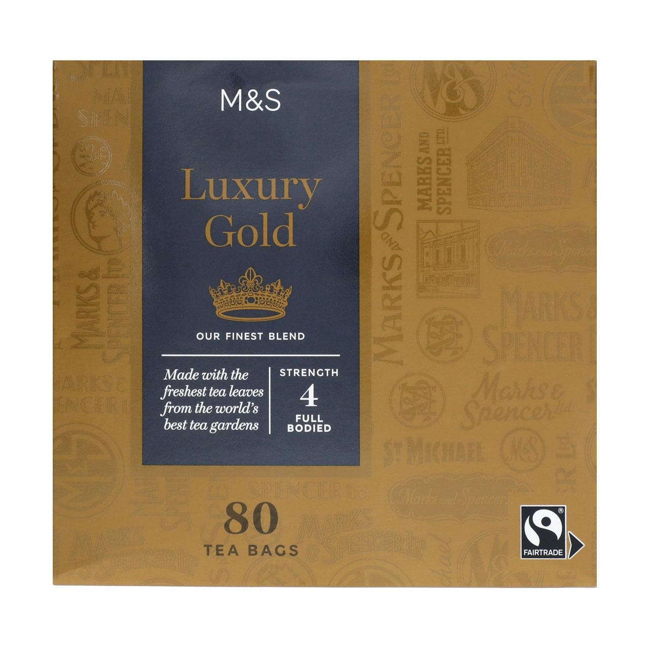 M&S Gold Tea 80 Tea Bags 220g