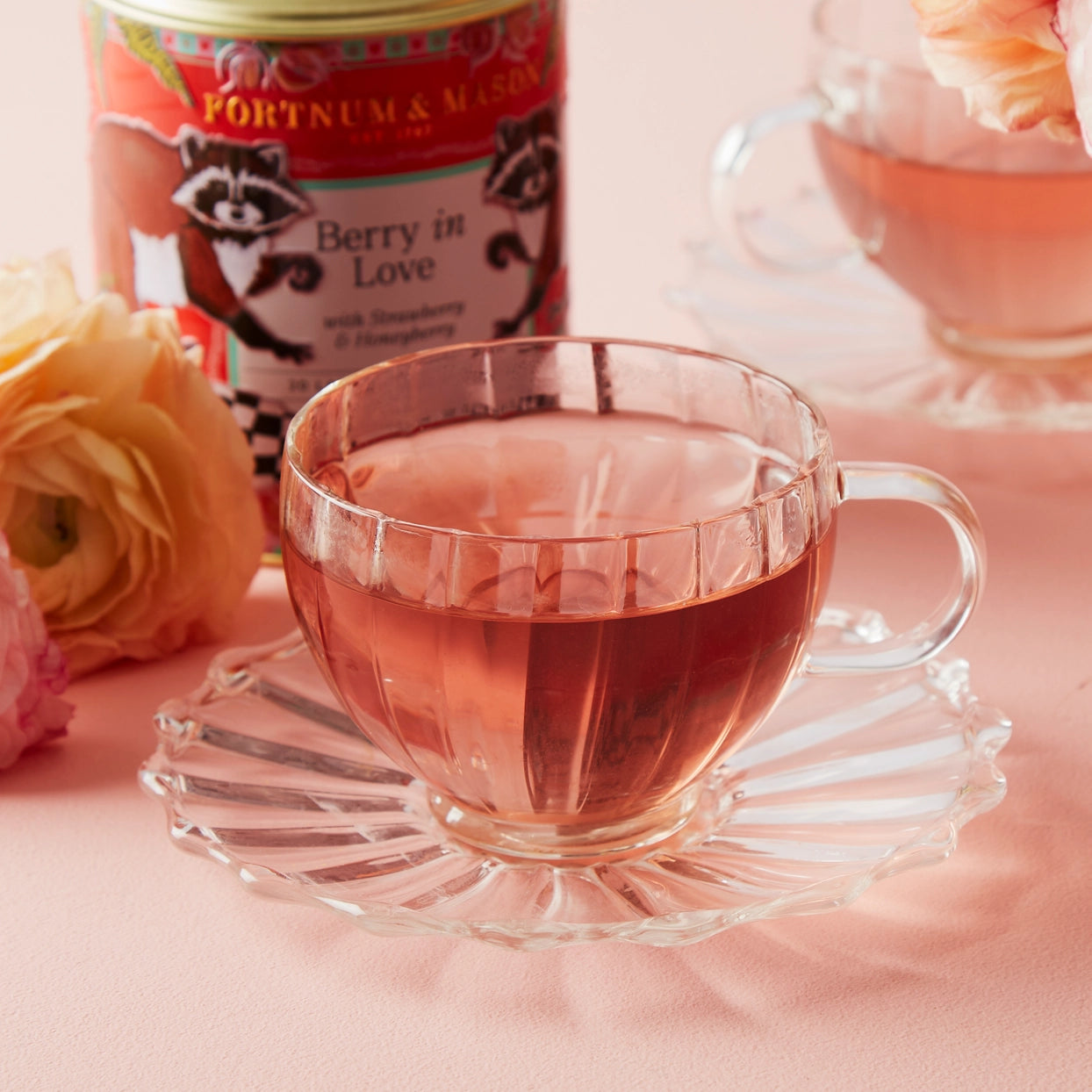 Fortnum & Mason Berry in Love 20 Silky Tea Bag Tin 50g