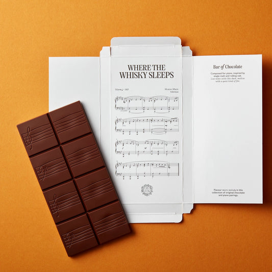 Fortnum & Mason Milk Chocolate Single Malt Whisky Caramel Filled Bar 80g