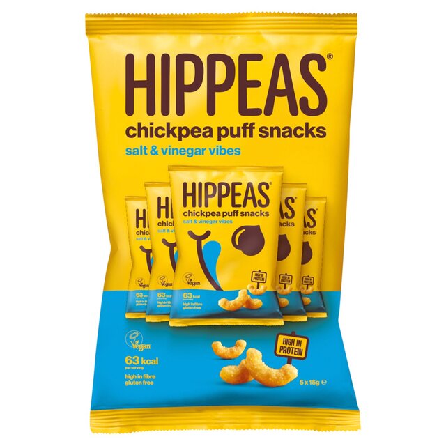 Hippeas Chickpea Puffs - Salt & Vinegar Multipack
