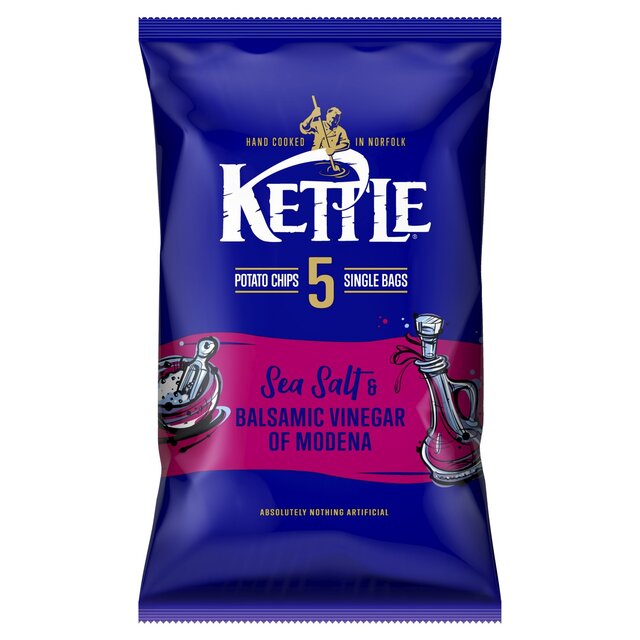 KETTLE Chips sea salt & Balsamic of Modena Multipack