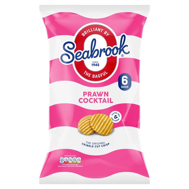Seabrook Crinkle Cut Prawn Crisps