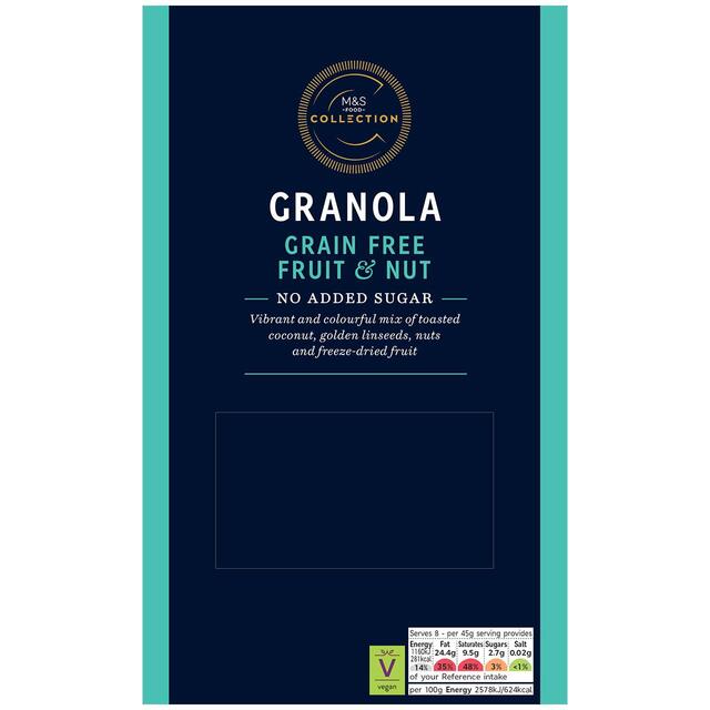 M&S Collection Grain Free Fruit & Nut Granola