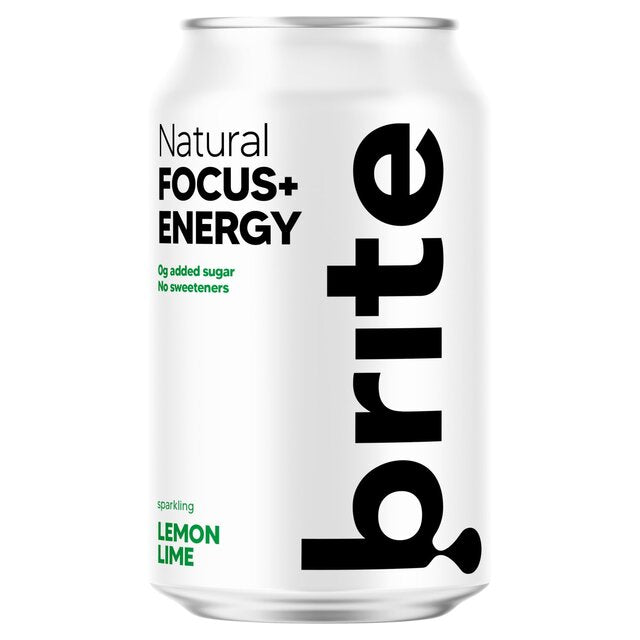 Brite Natural Focus, Energy Lemon Lime 330ml