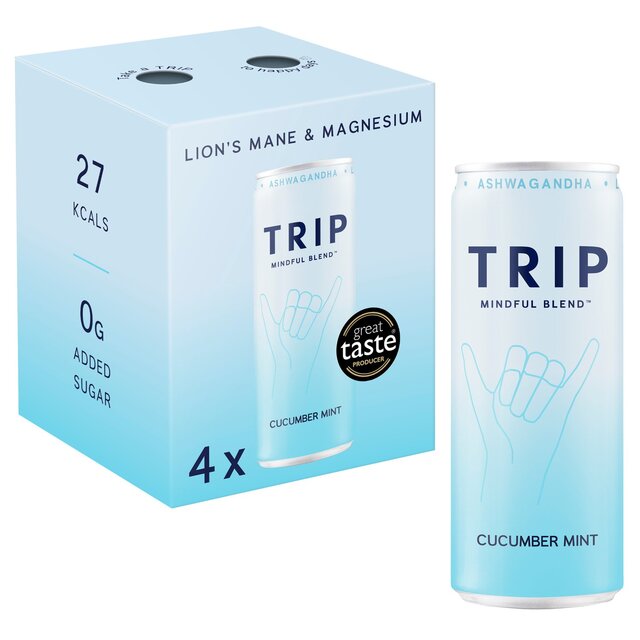 TRIP Mindful Blend Cucumber Mint 4 x 250ml