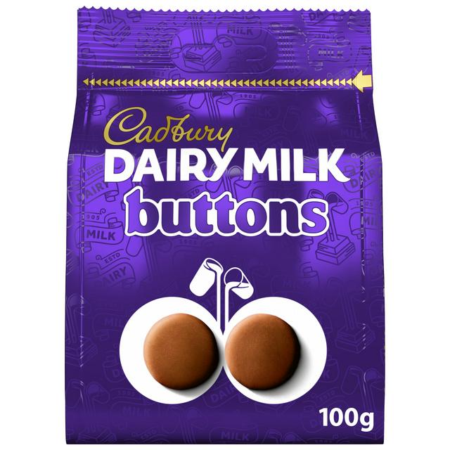 Cadbury Dairy Milk Giant Buttons Chocolate Bag 100g