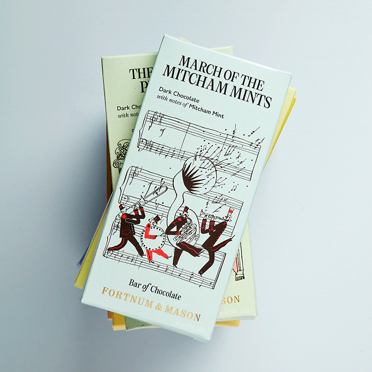 Fortnum & Mason Milk Chocolate Single Malt Whisky Caramel Filled Bar 80g