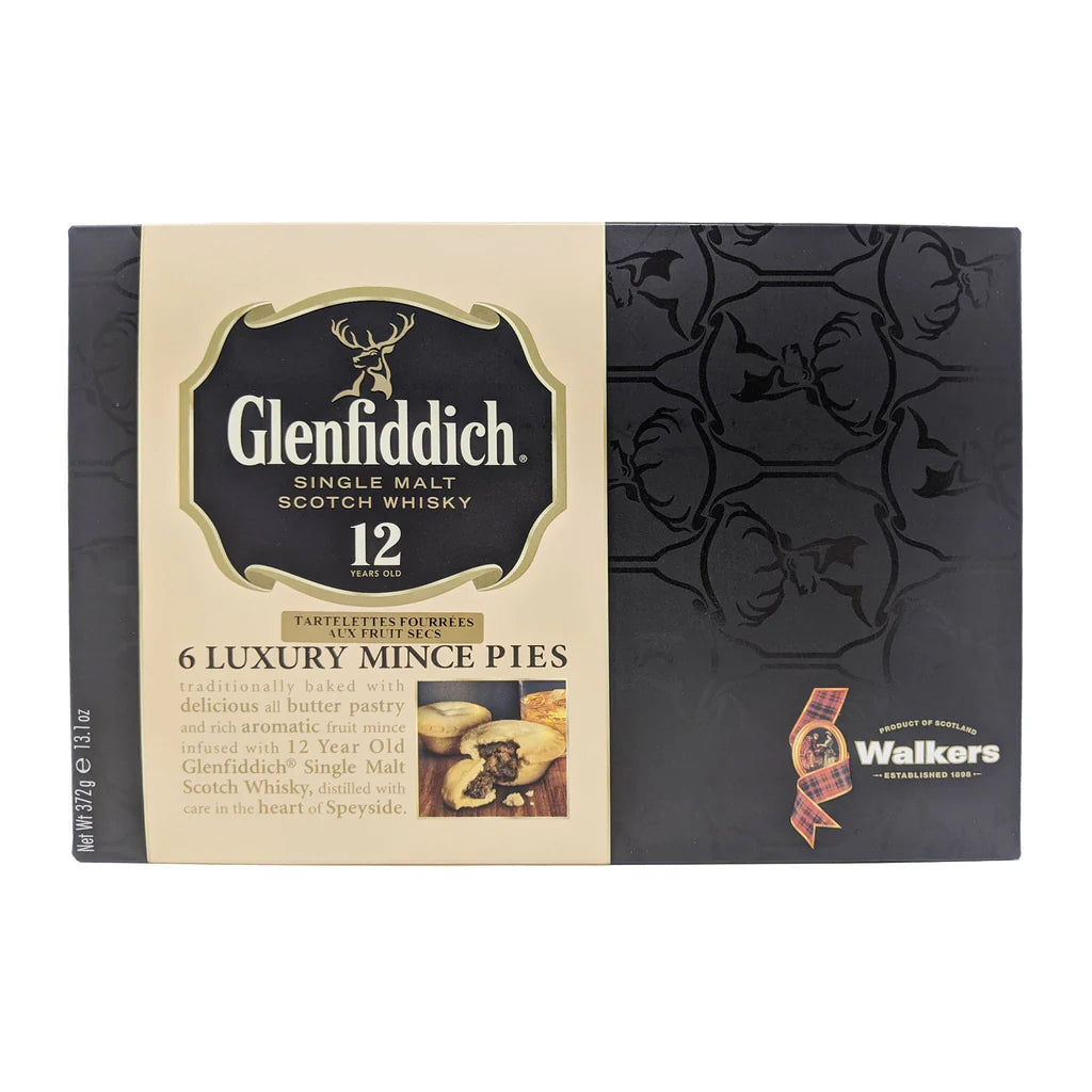 Walkers 6 Glenfiddich Whisky Mince Pies 372g