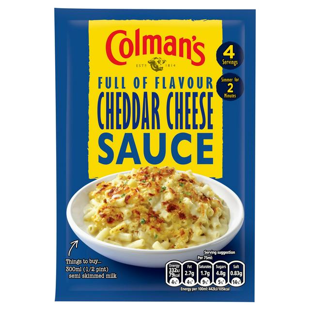 Colman's Cheddar Cheese Sauce Mix 40g