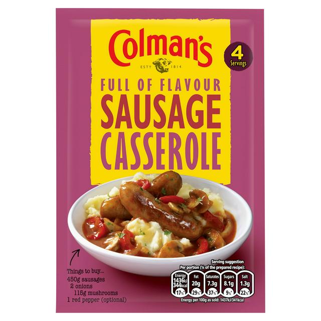 Colman's Sausage Casserole Recipe Mix 39g