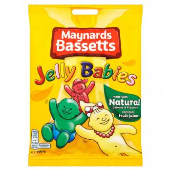 Maynards Bassetts Jelly Babies Sweets Bag 165g
