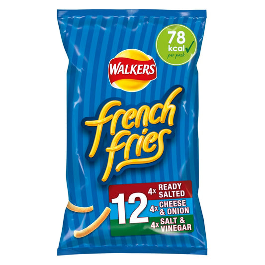 Walkers French Fries Variety Multipack Snacks 12x18g