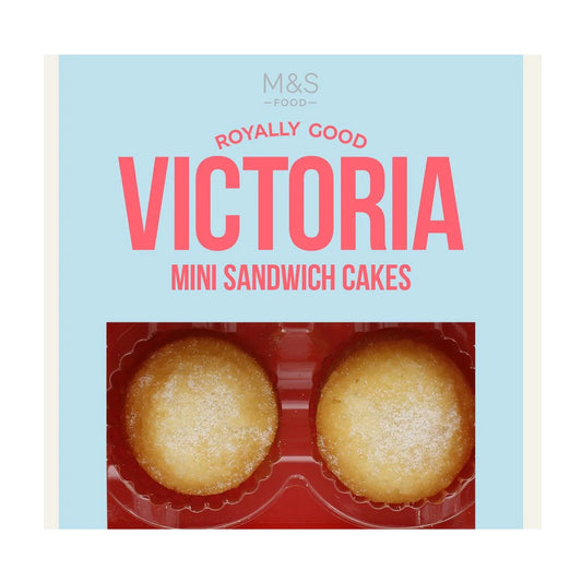 M&S Mini Victoria Sandwich Cakes 4 per pack