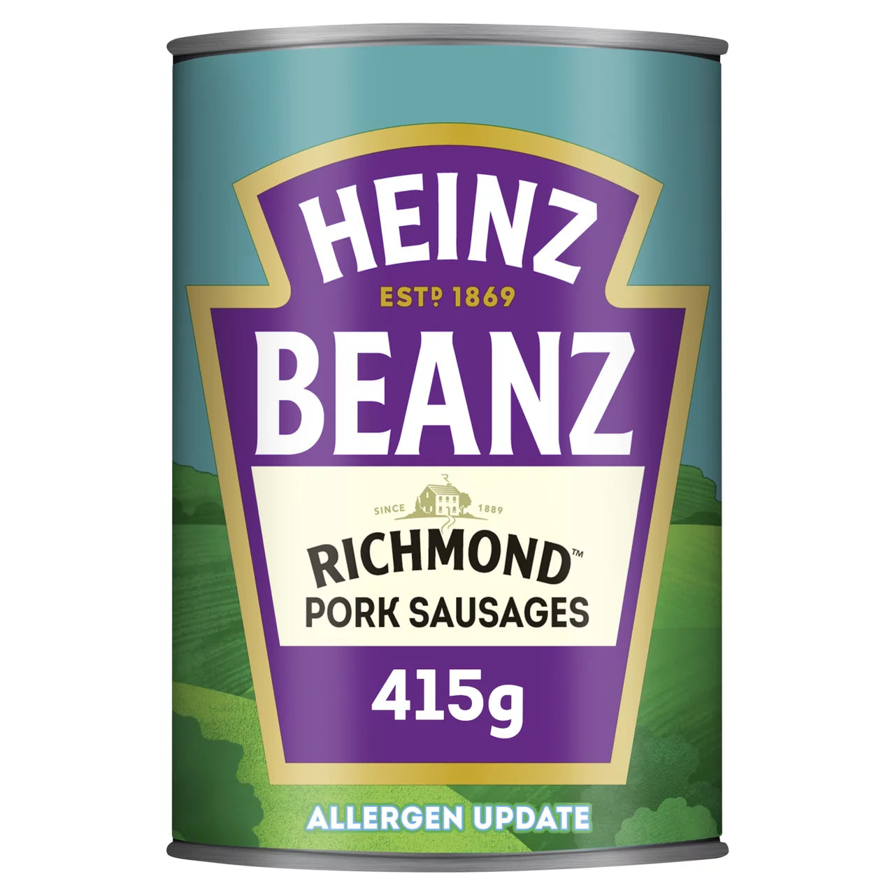 Heinz Beanz Baked Beans with Richmond Pork Sausages in a Rich Tomato Sauce 415g