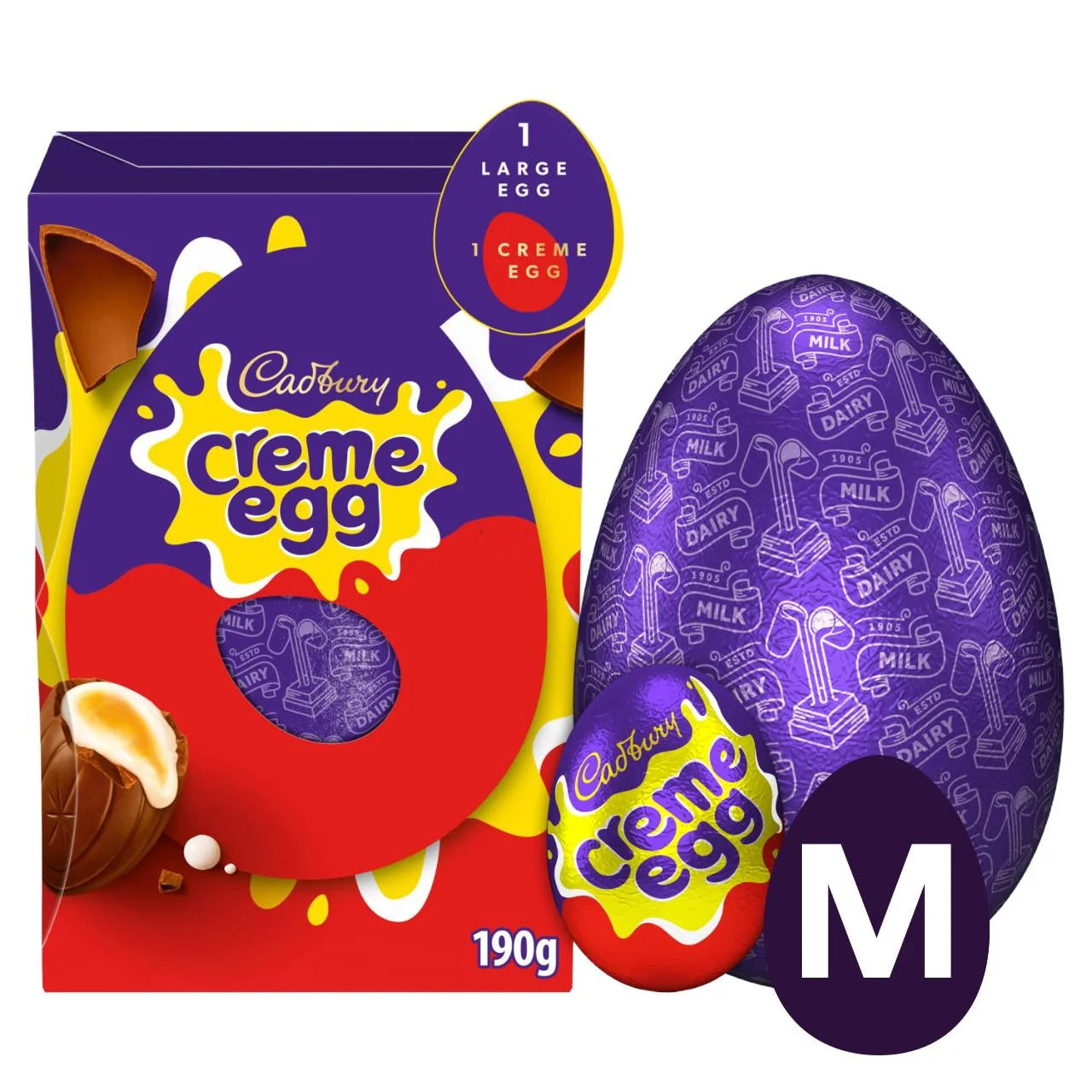 Cadbury Creme Egg Chocolate Easter Egg 190g