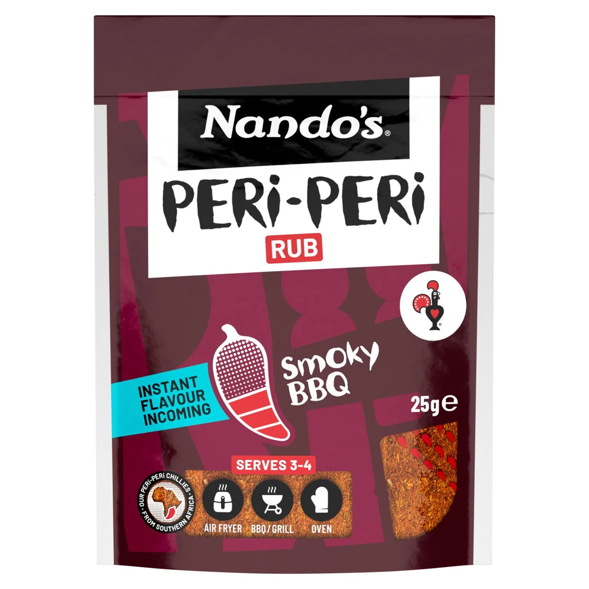 Nando's Peri Peri Rub Bbq 25G
