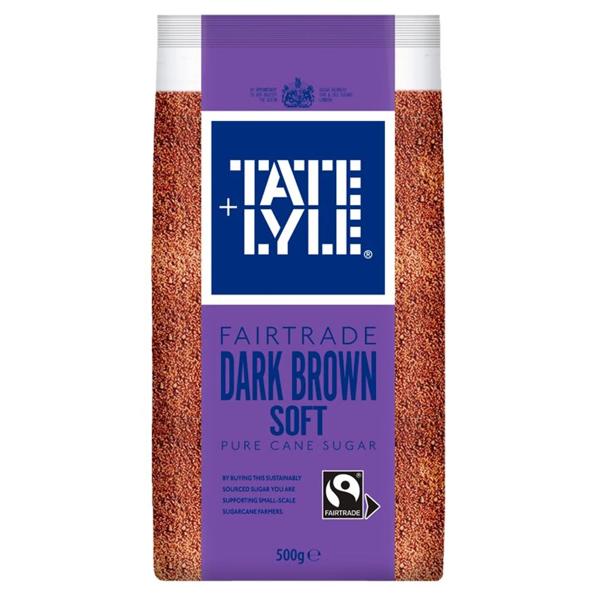 Tate & Lyle Sugars Fairtrade Cane Sugar Dark Brown Soft Sugar 500g