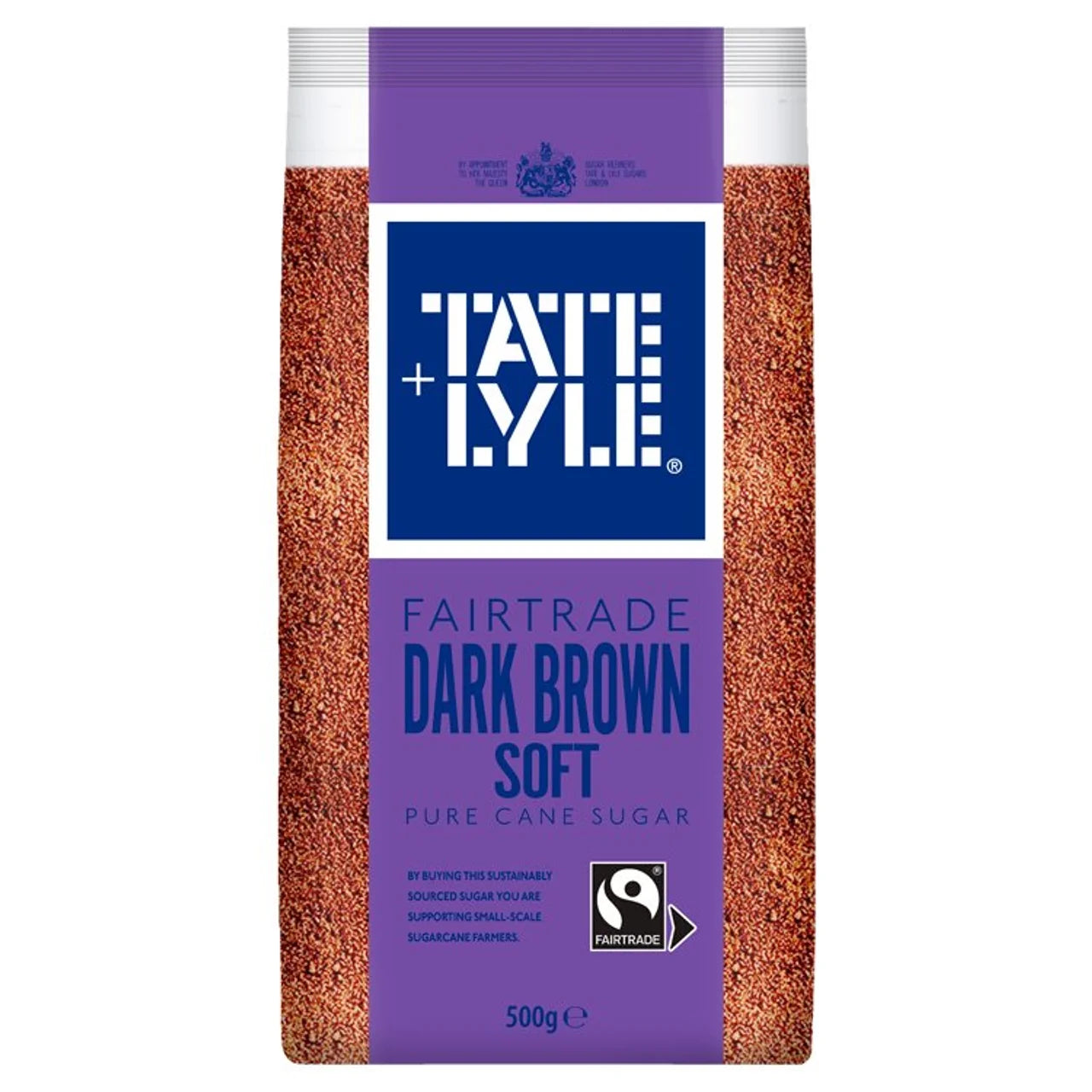 Tate & Lyle Sugars Fairtrade Cane Sugar Dark Brown Soft Sugar 500g