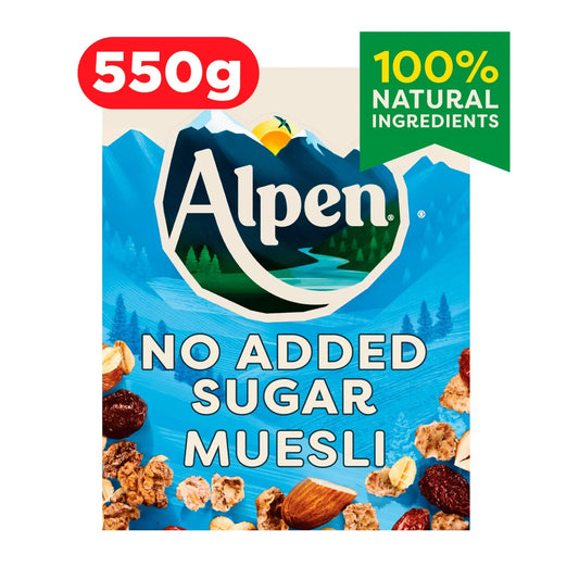 Alpen Muesli No Added Sugar 550g