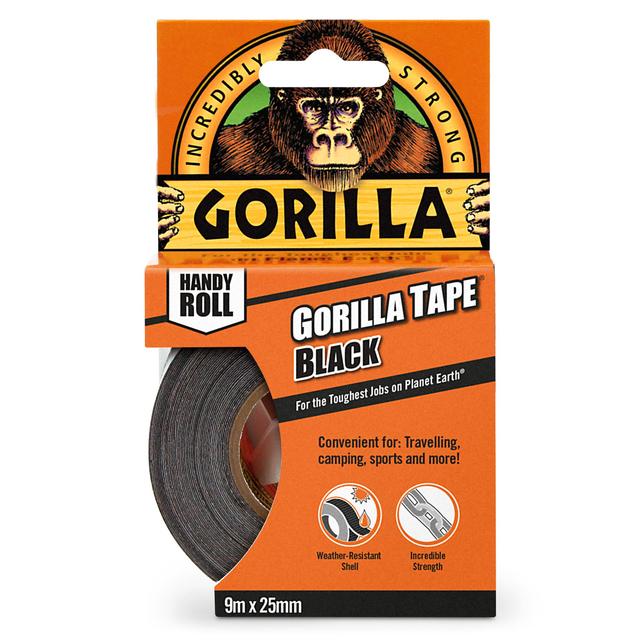 Gorilla Handy Tape Black 9m