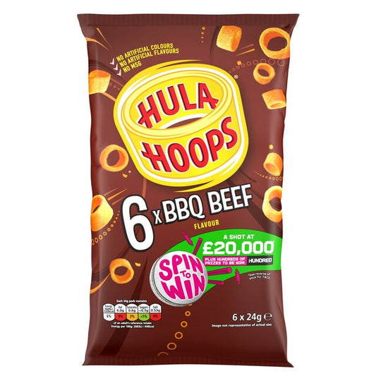 Hula Hoops BBQ Beef Multipack Crisps