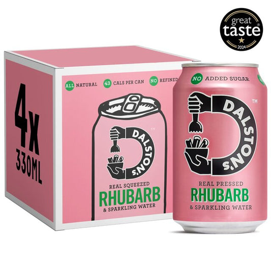 Dalston's Sparkling Rhubarb 4 x 330ml