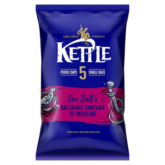 KETTLE Chips sea salt & Balsamic of Modena Multipack