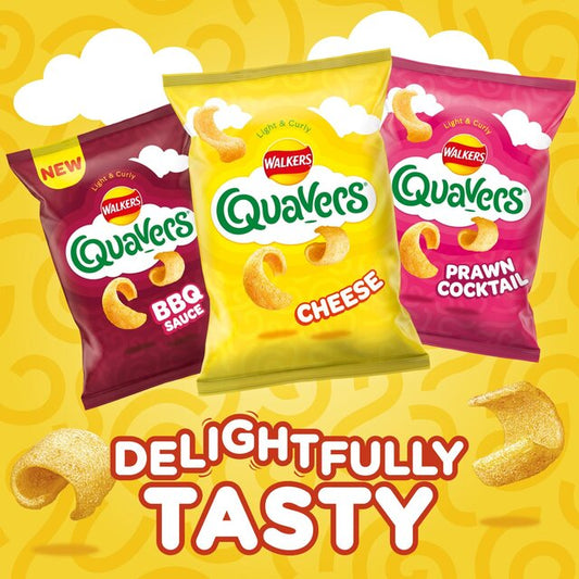 Walkers Quavers BBQ Sauce Multipack Snacks Crisps