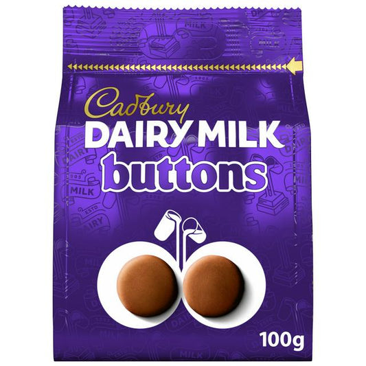 Cadbury Dairy Milk Giant Buttons Chocolate Bag 100g