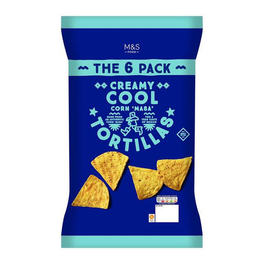 M&S Creamy Cool Tortilla Chips Multipack