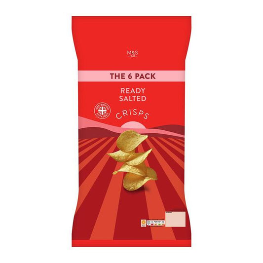 M&S Ready Salted Crisps Multipack