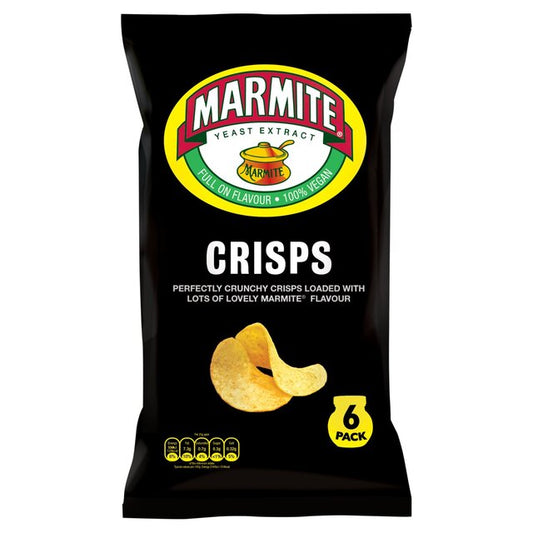 Marmite Crisps Multipack 6 x 25g