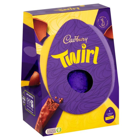 Cadbury Twirl Milk Chocolate Egg 198g