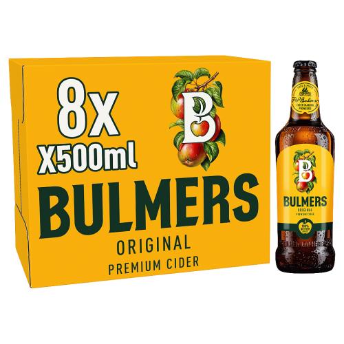 Bulmers Original, Premium Cider 8 x 500ml