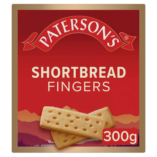 Paterson's Delicious Shortbread Fingers 300g