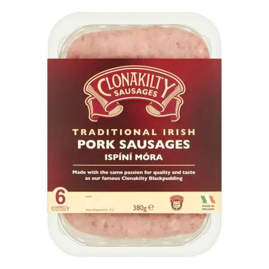 6 Traditional Pork Sausages 400g