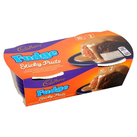 Cadbury Sticky Puds Fudge 2 per pack