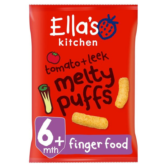 Ella's Kitchen Melty Puffs Tomatoes & Leeks 20g