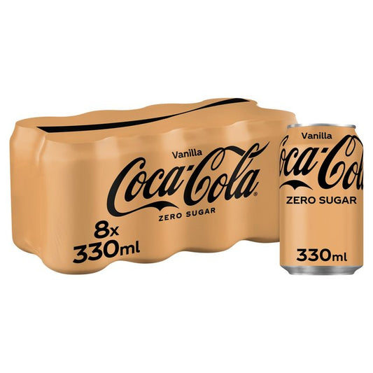 Coca-Cola Zero Sugar Vanilla 8 x 330ml