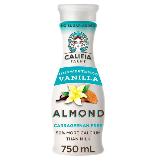 Califia Farms Almond Unsweetened Vanilla 750ml