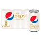 Pepsi Diet Caffeine Free 8 x 330ml