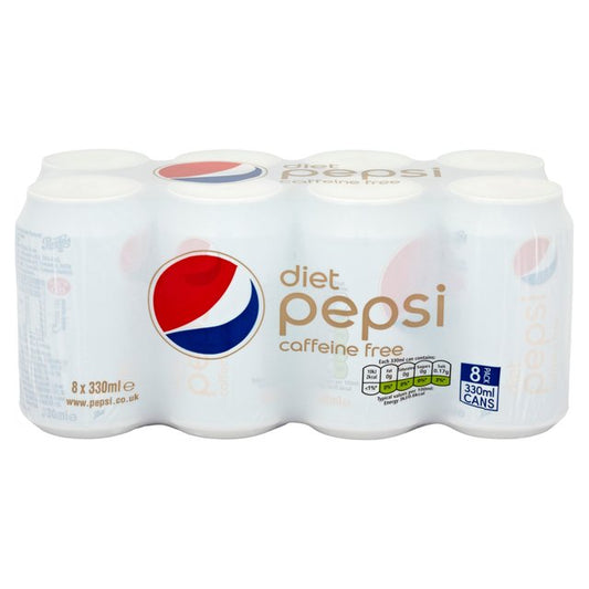 Pepsi Diet Caffeine Free 8 x 330ml