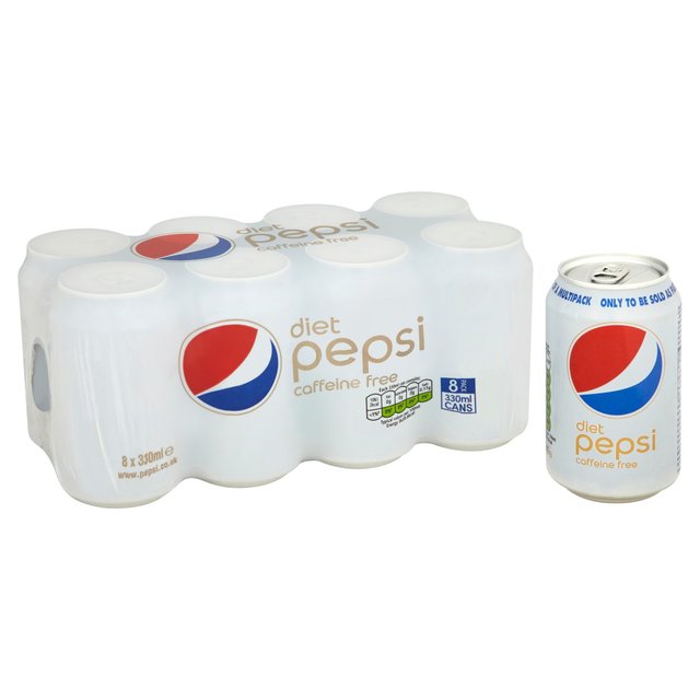 Pepsi Diet Caffeine Free 8 x 330ml