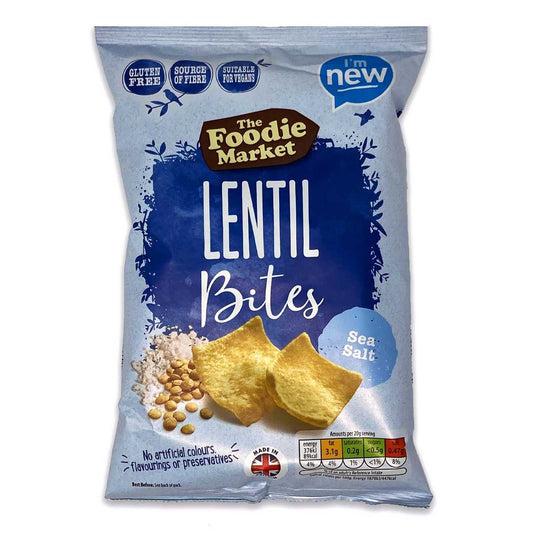 Foodie Market Lentil Bites Sea Salt 113g