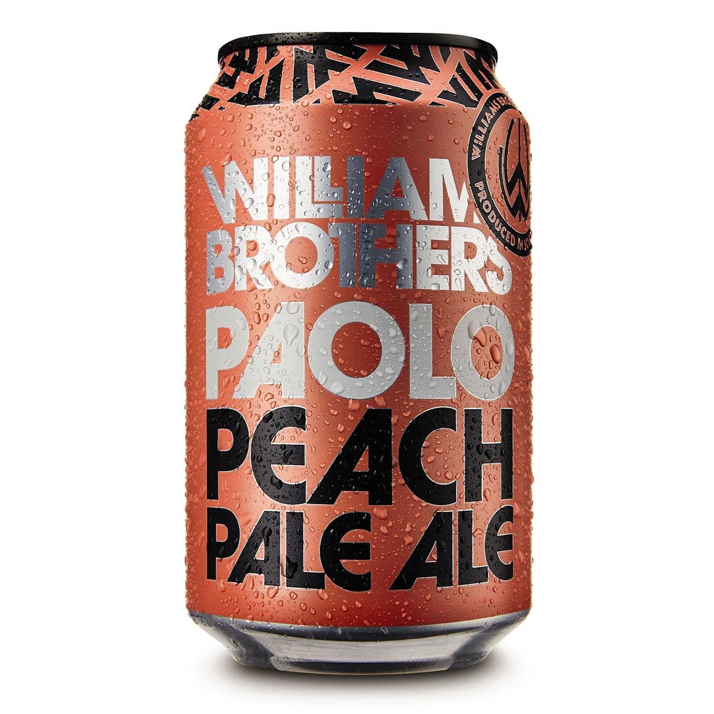 Williams Bros Brewing Co. Paolo Peach Pale Ale 330ml