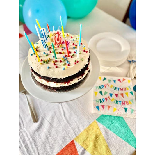 Rainbow Happy Birthday Garland 3m